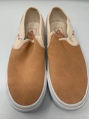 Zapatilla deportiva Vans Asher para mujer EE. UU. 8 marrón/naranja y gamuza zapatos sin cordones de plataforma Foto 1 de 4