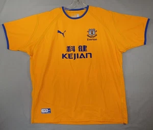 Vintage Everton Shirt Mens XL Premier League Soccer 125th Anniversary Puma 2003 - Foto 1 di 10