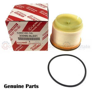 Genuine Hilux KUN36 KUN35 KUN26 1KD 3.0 Diesel 2KD 2.5 Diesel Fuel Filter - Picture 1 of 1