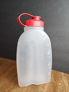 Rubbermaid Pitcher Mixer Mate w Measurements 2 Qt- 64 Oz Bottle Red Pop Open Lid - Picture 1 of 22