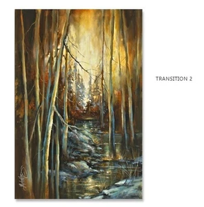 M.Lang Gemälde Original Kunst Erdton Home Office Interieur Natur Frieden - Bild 1 von 10