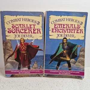 Joe Dever - Combat Heroes 2 - Scarlet Sorcerer and Emerald Enchanter, Vintage - Bild 1 von 23