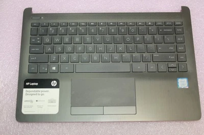 Reposamanos genuino para computadora portátil HP Pavilion 14-df con teclado + panel táctil 6070B1306601 Foto 1 de 3