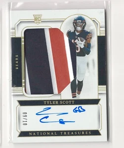 2023 NATIONAL TREASURES TYLER SCOTT GOLD RPS AUTO 9/10 PATCH - Picture 1 of 2