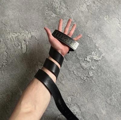 Diesel Vintage Cuero Años 90 Cinturón Estilo Avantgarde Punk Gótico Motociclista Retro Foto 1 de 4