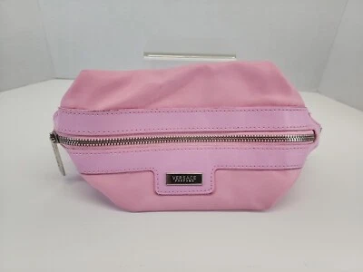 Versace Parfums Pink Makeup Bag Cosmetic Toiletry Travel Pouch Zip Case - Image 1 of 4