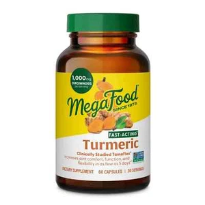 MegaFood Fast Acting Turmeric 60 Capsule - Picture 1 of 1