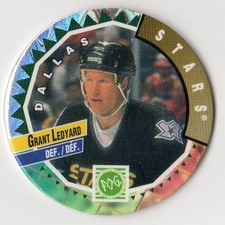 1994-95 Canada Games NHL POGS Stars Hockey Card #84 Grant Ledyard