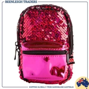 FUCHSIA / SILVER SEQUIN - BooBoo Backpack Mini Brand New - Picture 1 of 11
