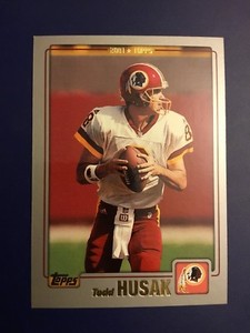 2001 Topps # 80 TODD HUSAK Washington Redskins QB RARE Card Look ! 