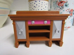 Fisher Price Loving Family 2008 Esszimmer Stall Mattel Möbel Spielzeug PINK - Bild 1 von 2