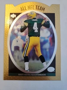 1996 Upper Deck Brett Favre ALL NFL TEAM SILVER card #AN7 - Picture 1 of 2