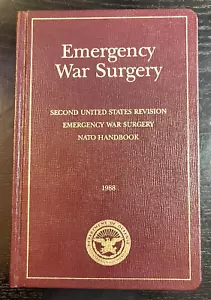 NATO Handbook 1988 Emergency War Surgery Second United States Revision Hardcover - Picture 1 of 10