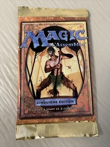 Magic The Gathering Magic The Gathering FRANCÉS 5ª Edición Sellado de Fábrica Booster Pack Ver Fotos - Imagen 1 de 6