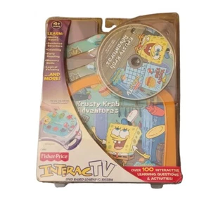 Fisher Price InteracTV Spongebob Krusty Krab Adventures Learning System DVD - Picture 1 of 14