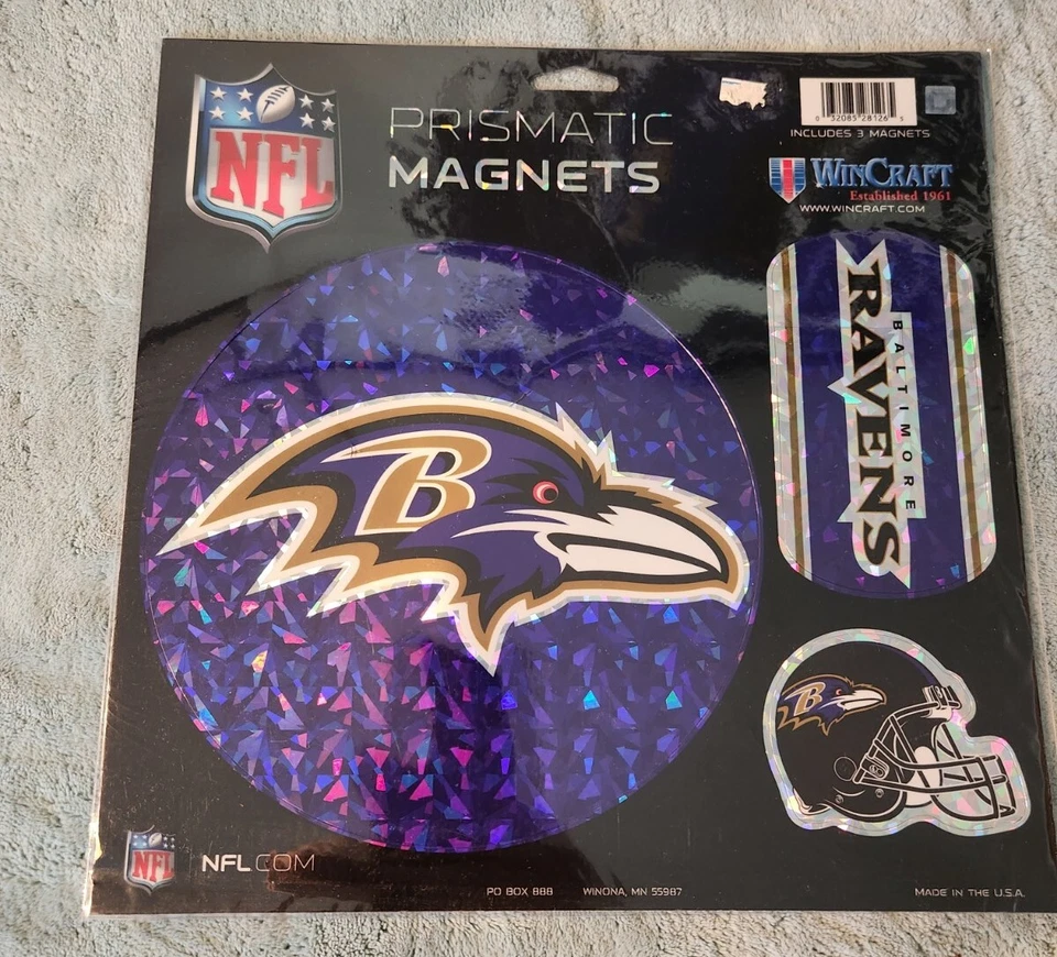 Baltimore Ravens NFL 4.5 X 6 Car Window Cling Decal by WinCraft 203502