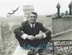 Cary Grant preimpreso autografiado 8 X10 (la firma es parte de la foto) - Imagen 1 de 3