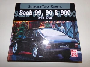 Saab 99 & 90 & 900 Cabrio - 1968-1998 Schrader Typen Chronik - Picture 1 of 3