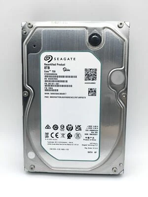 Seagate ST8000NM000A Exos 8TB 7E8 3.5" SATA 6Gb/s 7.2K 256MB Hard Drive HDD - Image 1 of 4