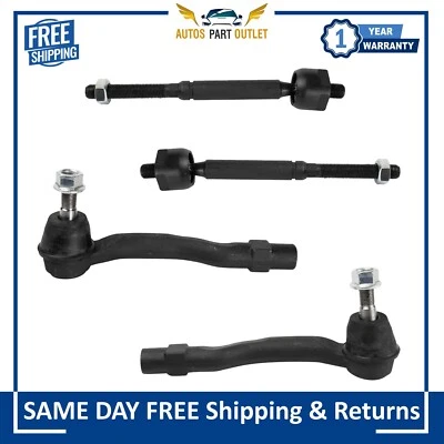 Nuevo kit de acoplamiento de extremo de varilla de amarre de dirección delantera interior y exterior para Mazda 2014-2018 Foto 1 de 4