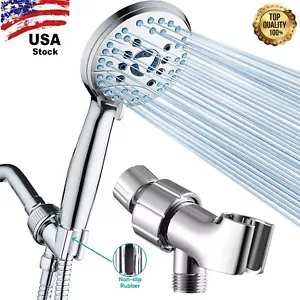Adjustable Handheld Shower Head Stand Advanced ABS Stand Shower Arm Adapter USA - Picture 1 of 14