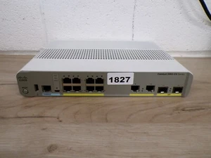 CISCO WS-C2960CX-8PC-L 8 PORT SWITCH - Afbeelding 1 van 3