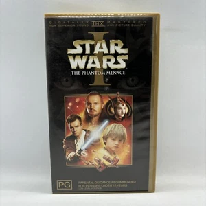 Cinta VHS Star Wars Phantom Menace franqueo con seguimiento gratuito - Imagen 1 de 5