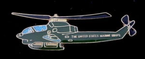 AH-1 SUPER COBRA HAT LAPEL VEST PIN UP US MARINES ATTACK HELICOPTER HMLA GIFT - Picture 1 of 6