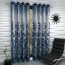 Polyester Bedroom Curtains Eyelet Ring Top Ready Made Eyelet Curtains All Size
