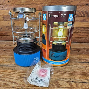 Vintage Camping Gaz Portable Gas Mantle Lantern LAMPE GT Butane Made In France - Picture 1 of 16