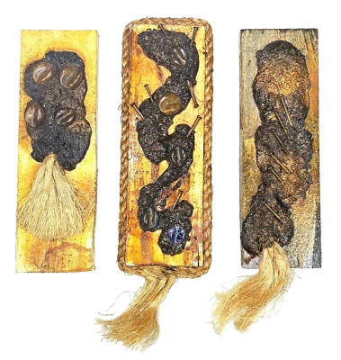 Arte de pared 3 primitivo folclórico vaquero Scat Alexandre Bahia 1976 ‌rústico brutalista Foto 1 de 4