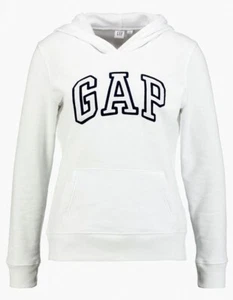 GAP Damen Kapuzenhoodie Hoodie Kapuzenpullover Pulli weiß Größe wählbar - Bild 1 von 1