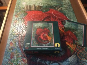 1000 pc jigsaw puzzle Rachel Arbuckle Celtic Collection #7 Welsh Red Dragon - Picture 1 of 5