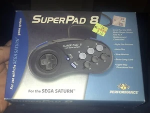 Super Pad 8 Button Turbo Controller for Sega Saturn BRAND NEW FACTORY SEALED ๐ - Picture 1 of 7