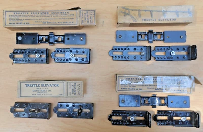Vintage MARX STEEL TRESTLE ELEVATORS, Nos. 611 & 611-A in Original Boxes - Image 1 of 4