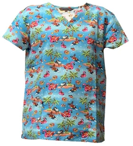 Frauenmode Weihnachten medizinisches Peeling Jingle auf der Badewanne blau 2XL - Bild 1 von 2