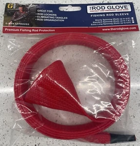 Rod Glove RGS55RD Spinning Rod Glove, 5.5'' To 7', Red (P) - Picture 1 of 2