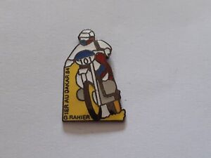 pins moto rallye paris dakar rahier 1984 numerotée