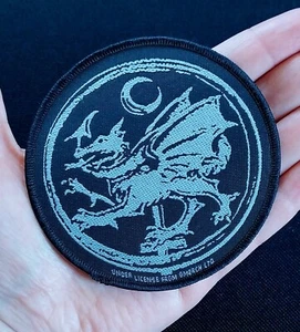 Licensed Cradle Of Filth Dragon Crest Metal Band Woven Sew On Band Patch - Picture 1 of 12