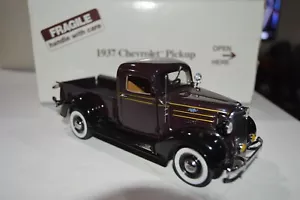 Danbury Mint Diecast 1937 Chevrolet Pickup Bordeaux Maroon & Black - Imagen 1 de 7