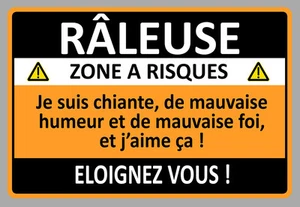 ACHTUNG RALEUSE LUSTIGER HUMOR GEBURTSTAG 15cm AUFKLEBER STICKER AA210 - Bild 1 von 1