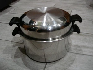 Camelot 304 Thermium Multi-Plex Edelstahl 6 Quart Suppentopf & Kuppeldeckel - Bild 1 von 6