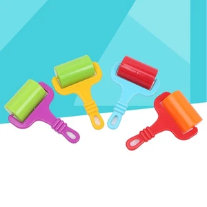 4 Pezzi Spilli Argilla Plastica per Bambini Impasto Colorato Strumenti Artigianali - Foto 1 di 12