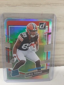2023 Cedric Tillman Donruss Optic Holo 3/75 Die-cut #321 RC Cleveland Browns - Picture 1 of 7
