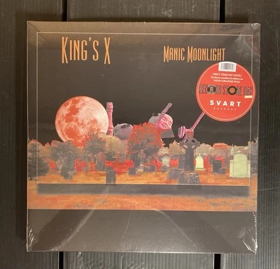 King’s X Manic Moonlight 2021 RSD Neon Orange LP New! - Image 1 of 3