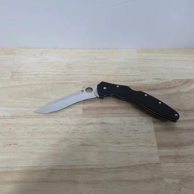 RARO Cuchillo Plegable Spyderco Ulize, Mango G-10 Hoja Lisa-Descontinuado  Foto 1 de 4
