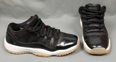 Nike Air Jordan 11 XI Retro Bajo 72-10 Negro GS 6.5Y Juvenil 528896 001 Foto 1 de 4