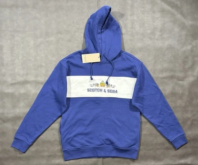 Scotch & Soda Amsterdam Hoodie Womens Small Blue - Image 1 of 4