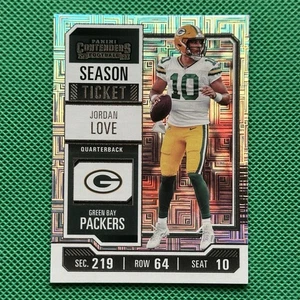 2023 Contenders JORDAN LOVE Season Ticket Hobby Mojo #39 Green Bay Packers - Picture 1 of 3