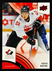 2025 UD Team Canada Juniors Porter Martone UD Exclusives /100 #41 - Bild 1 von 3